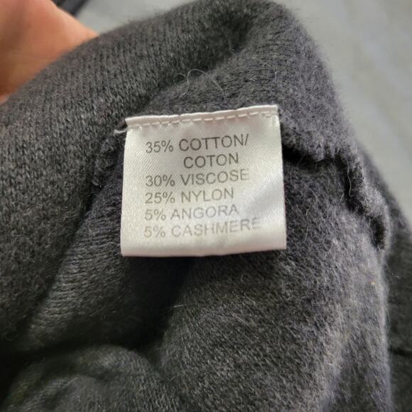 Simon Chang Sweater Womens Small Cardigan Vest Angora Cashmere Lagenlook Pockets - Picture 5 of 10